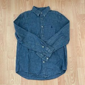 Ralph Lauren Denim Long Sleeve Dress Shirt